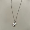 Minimalist Tiny Heart Silver Pendant Necklace