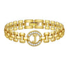 Apsvo J Letter Bracelet Gold Initial Bracelet Cubic