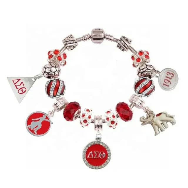 Delta Sigma Theta Cherish Charm Bracelet