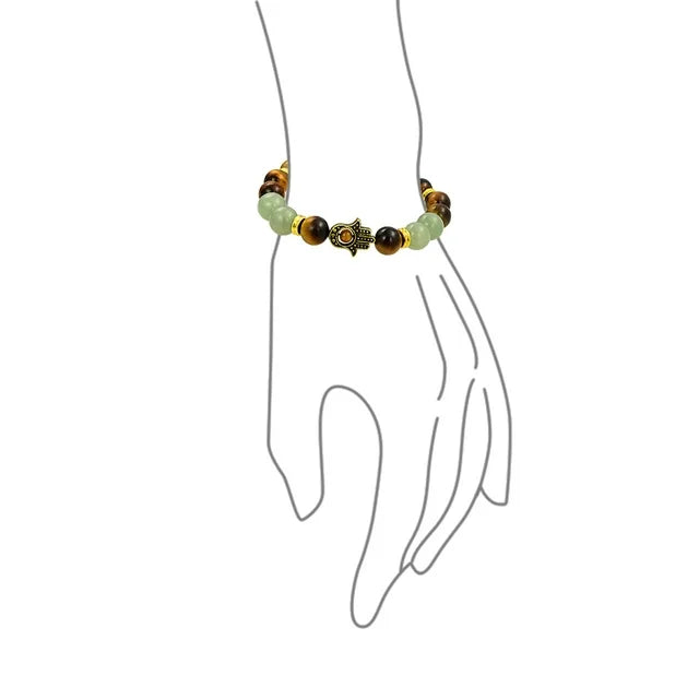 Bling Jewelry Stackable Eye Green Bracelet