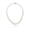 Gem Stone King White Shell Pearl Necklace For Women